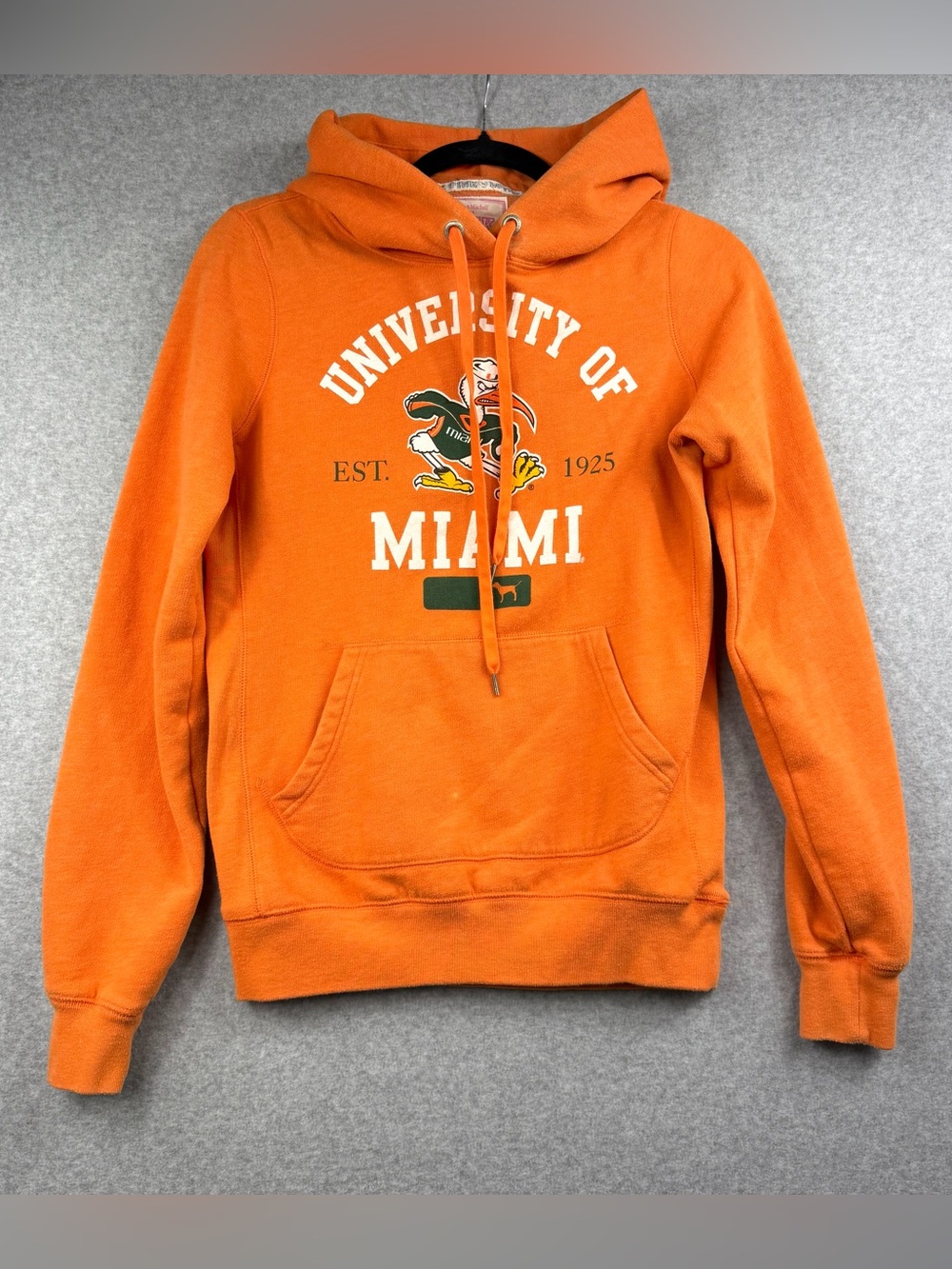 PINK Victoria's Secret Orange University of Miami Crewneck Hoodie